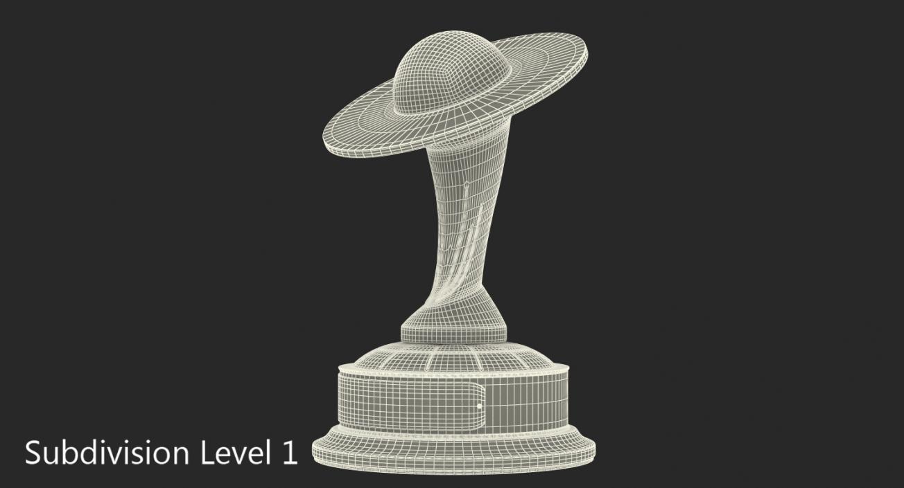 3D Saturn Trophy model