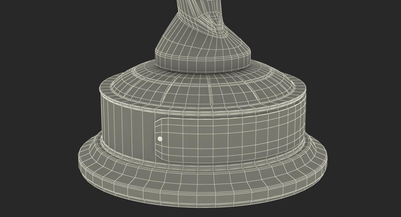 3D Saturn Trophy model