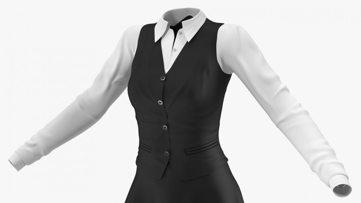 3D School Outfit model