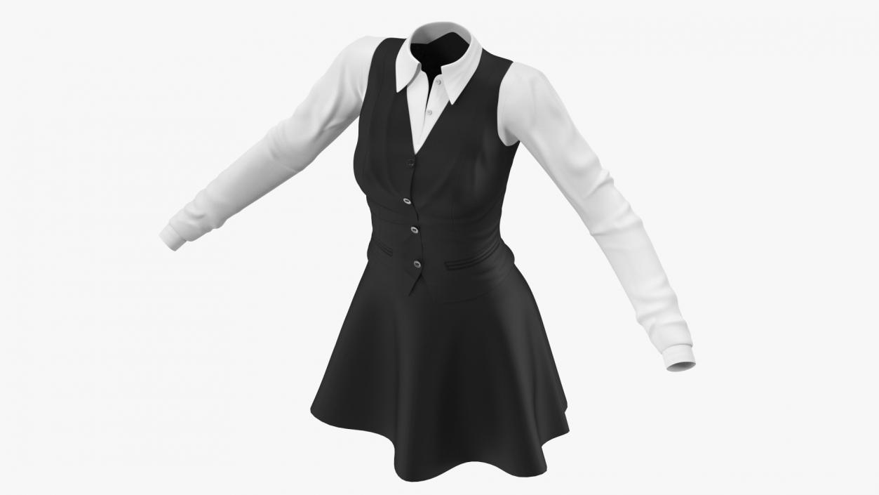 3D School Outfit model