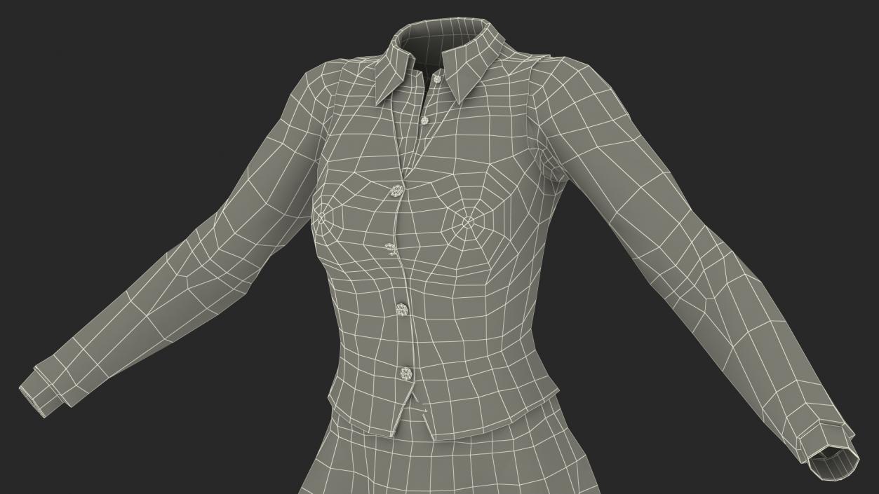 3D School Outfit model