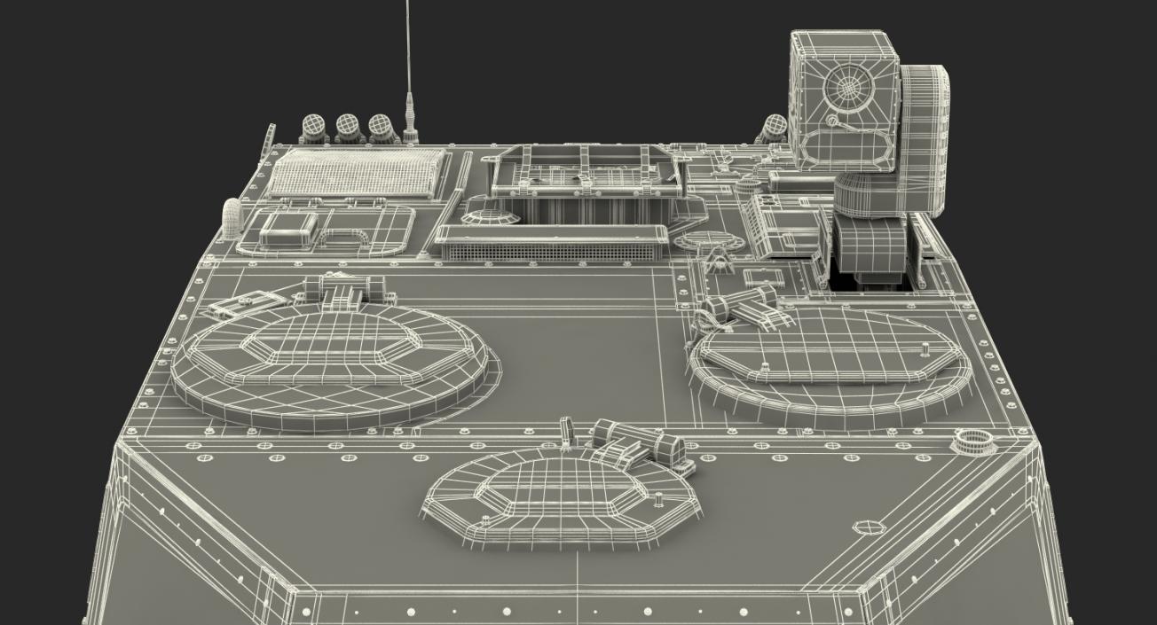 3D Fennek KMW 4x4 Armoured Vehicle Rigged model