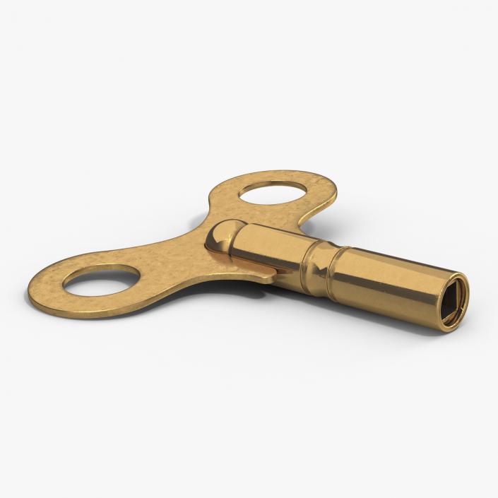 3D model Windup Toy Key Brass