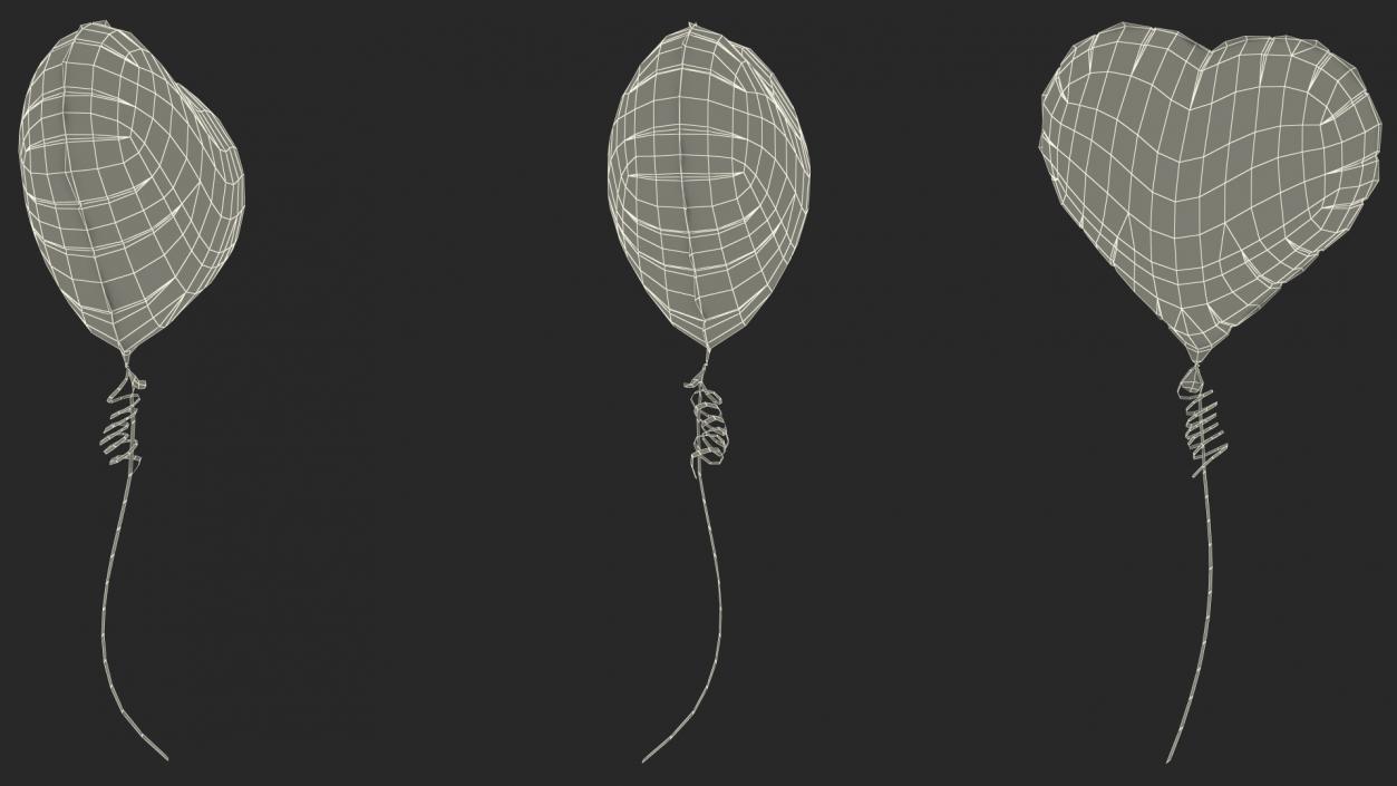 3D model Air Balloons Collection 5