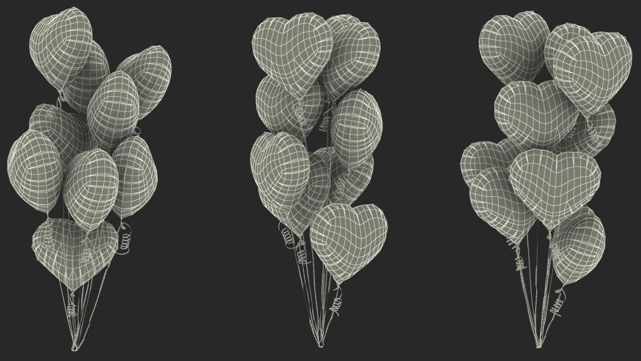 3D model Air Balloons Collection 5