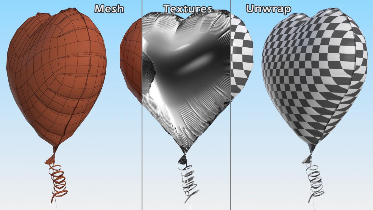 3D model Air Balloons Collection 5