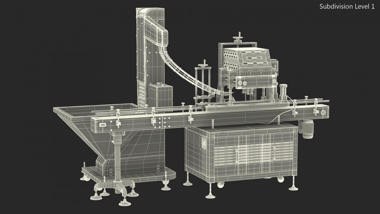 3D model Capping Machine