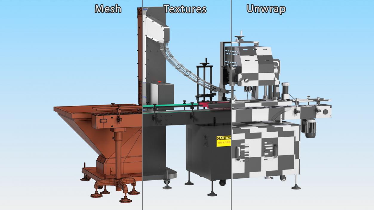 3D model Capping Machine