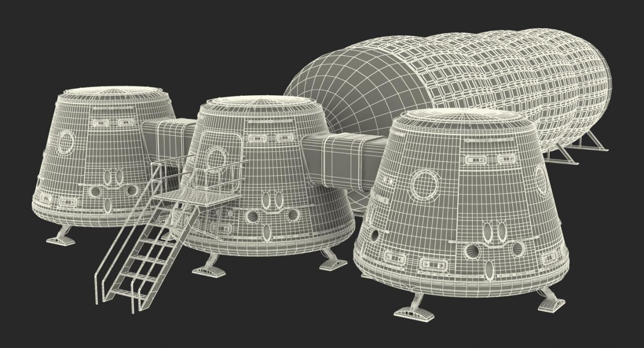 Space Bases Collection 3D