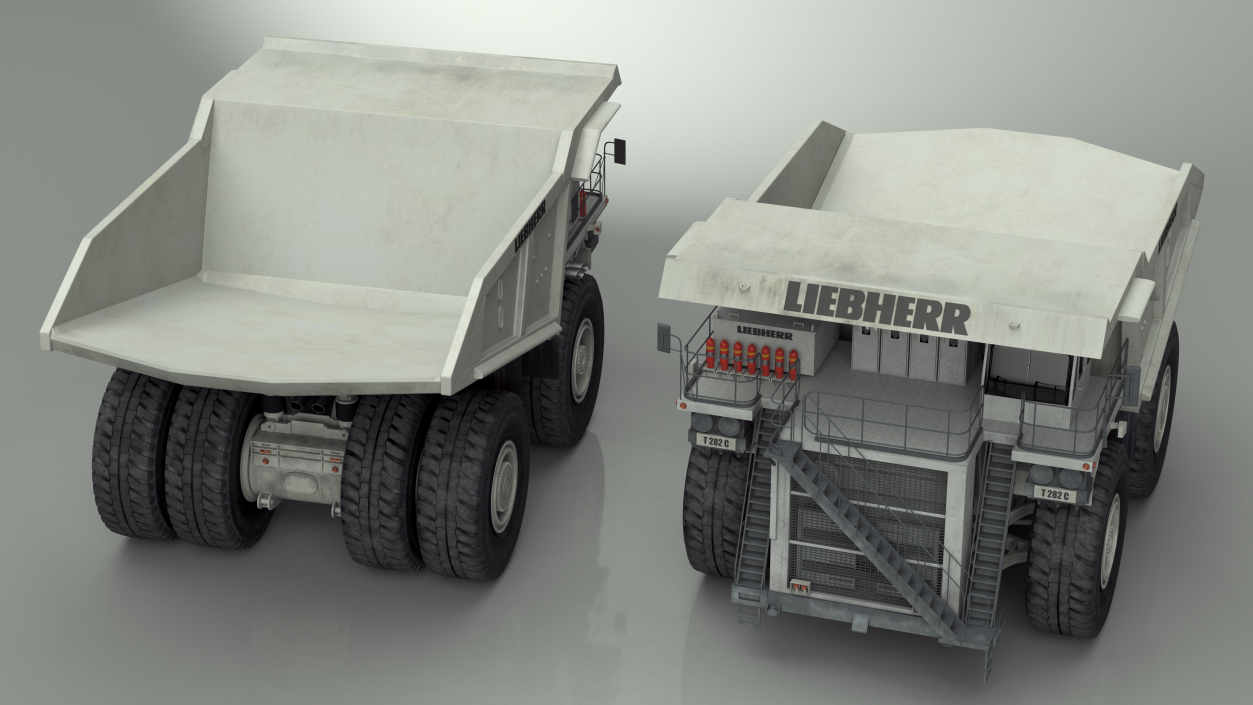 3D Mining Truck Liebherr T 282C model