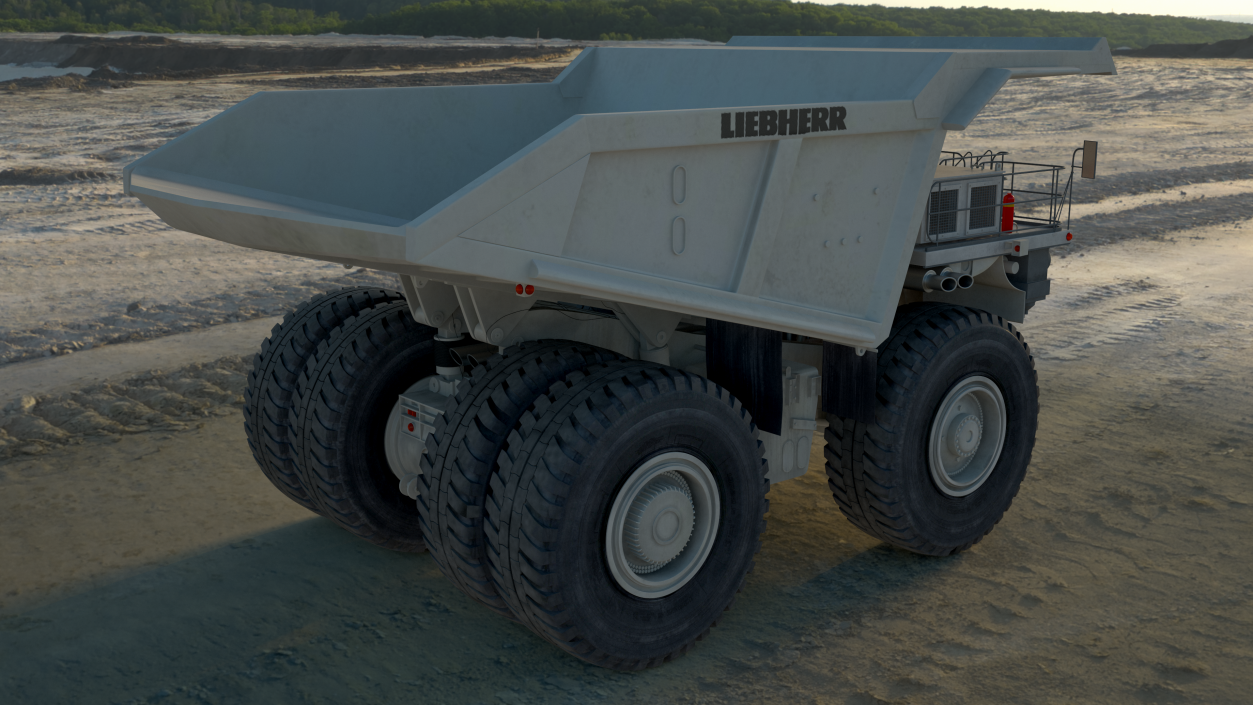 3D Mining Truck Liebherr T 282C model