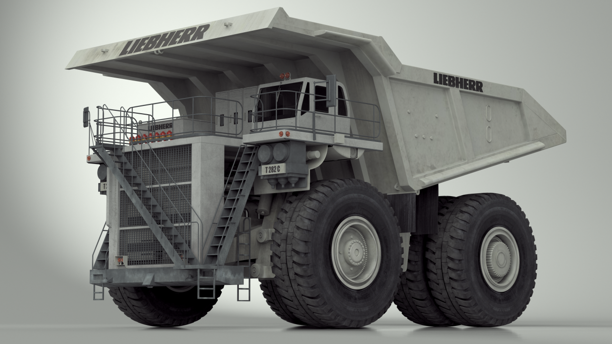 3D Mining Truck Liebherr T 282C model