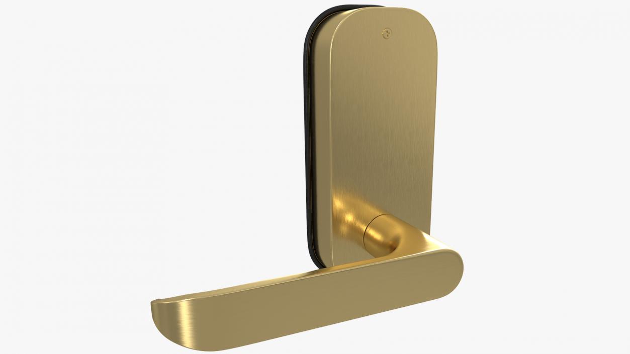 3D model Gold Internal Door Handle