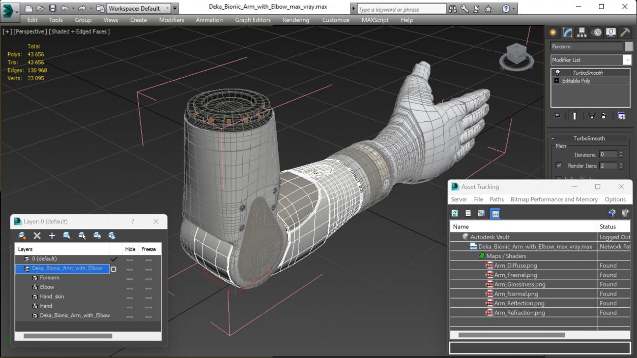 3D Deka Bionic Arm with Elbow