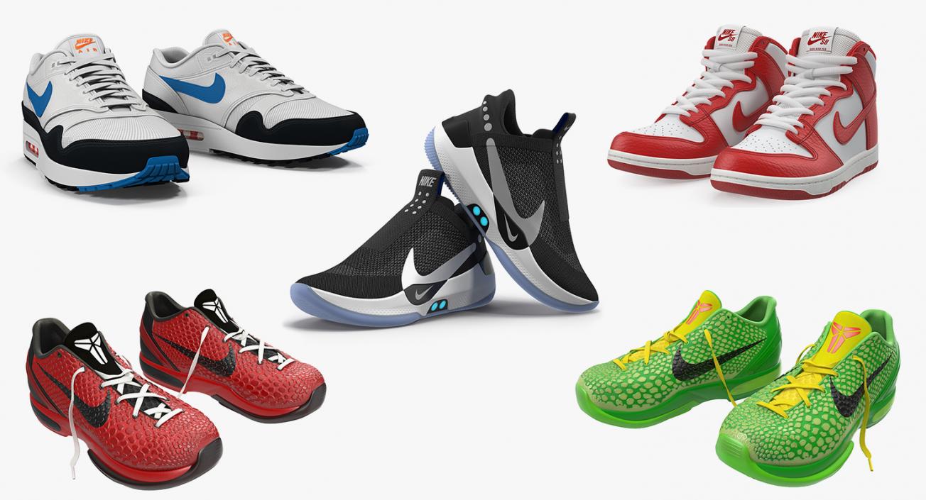 Nike Sneakers Collection 3D model