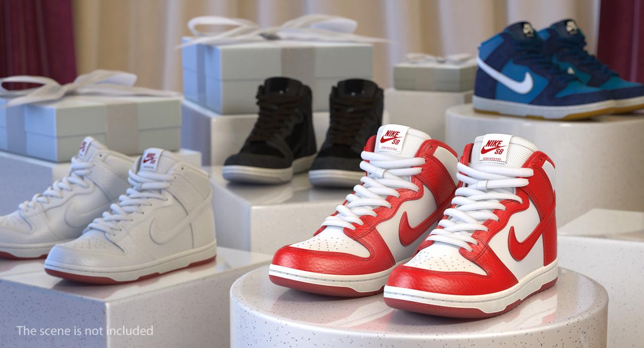 Nike Sneakers Collection 3D model