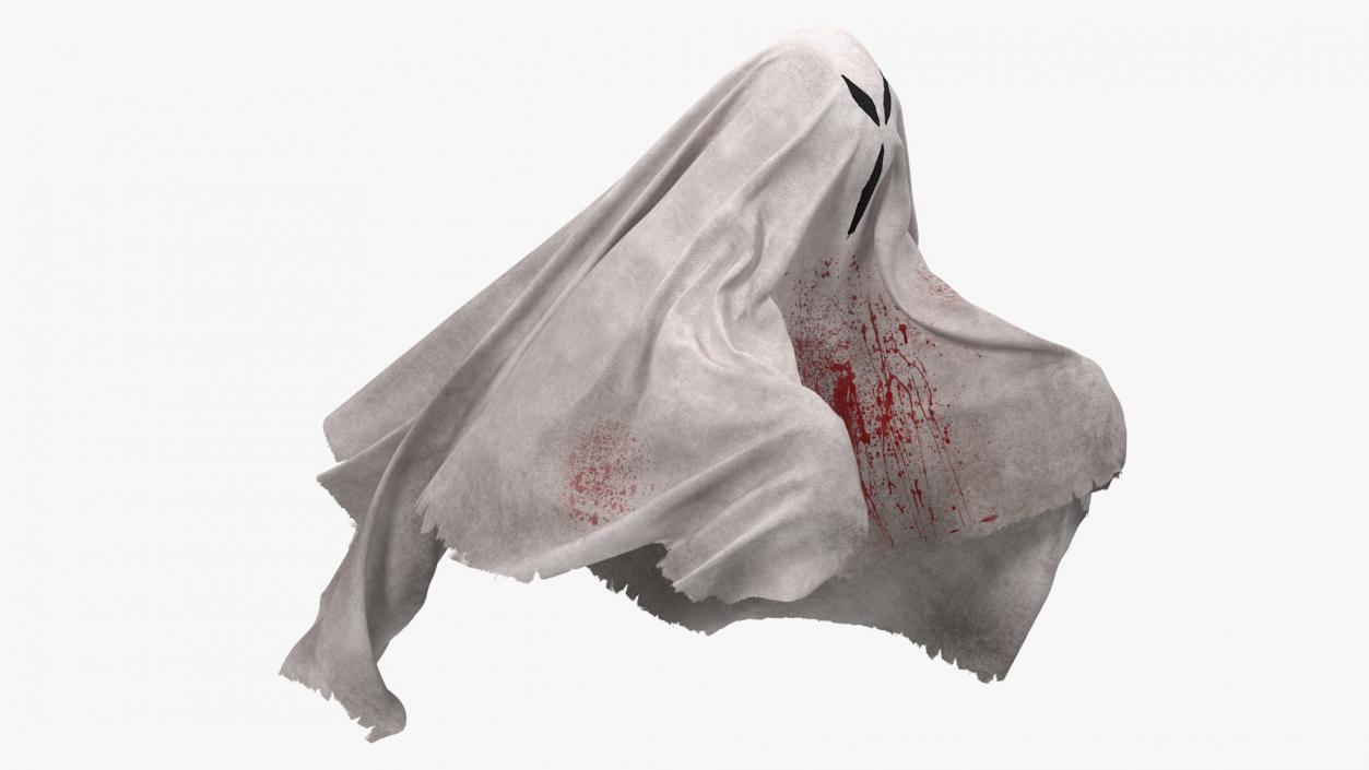 3D Evil Ghost Bedsheet Flying