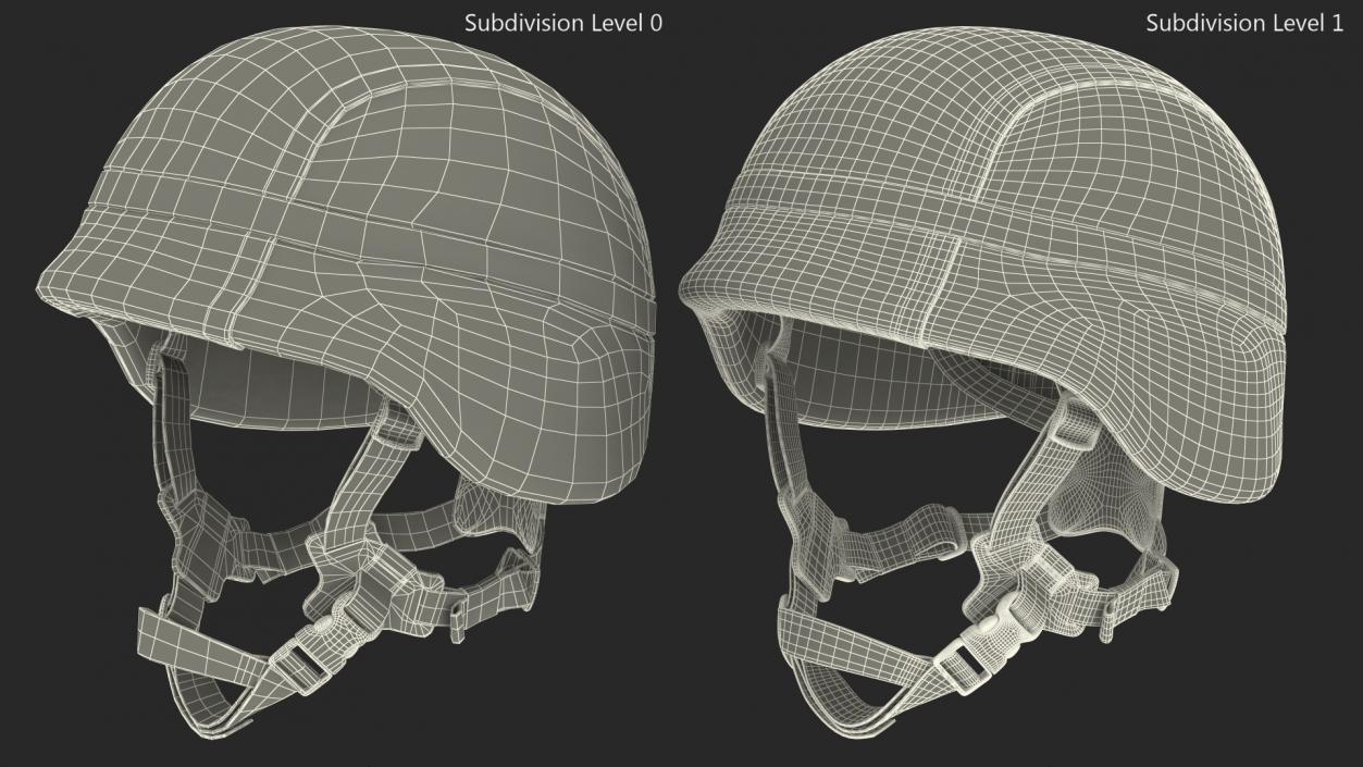 Lightweight Marine Helmet Digital Camo Cover 3D model