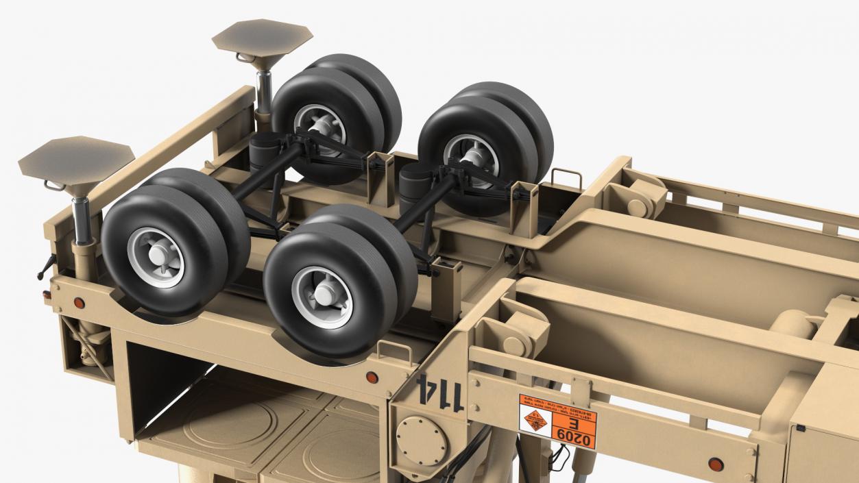 3D Israels Arrow-3 Missile Defense System model