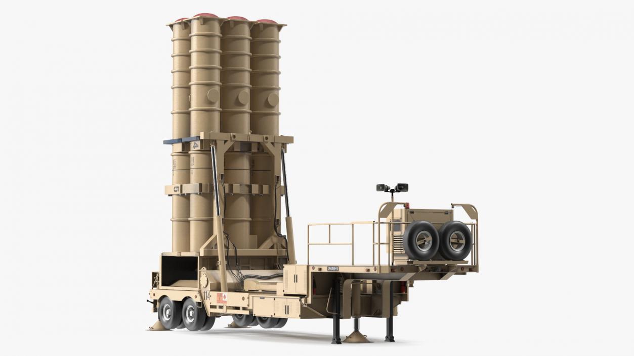 3D Israels Arrow-3 Missile Defense System model