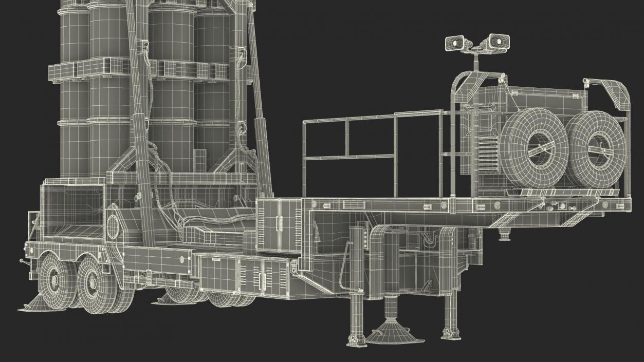 3D Israels Arrow-3 Missile Defense System model