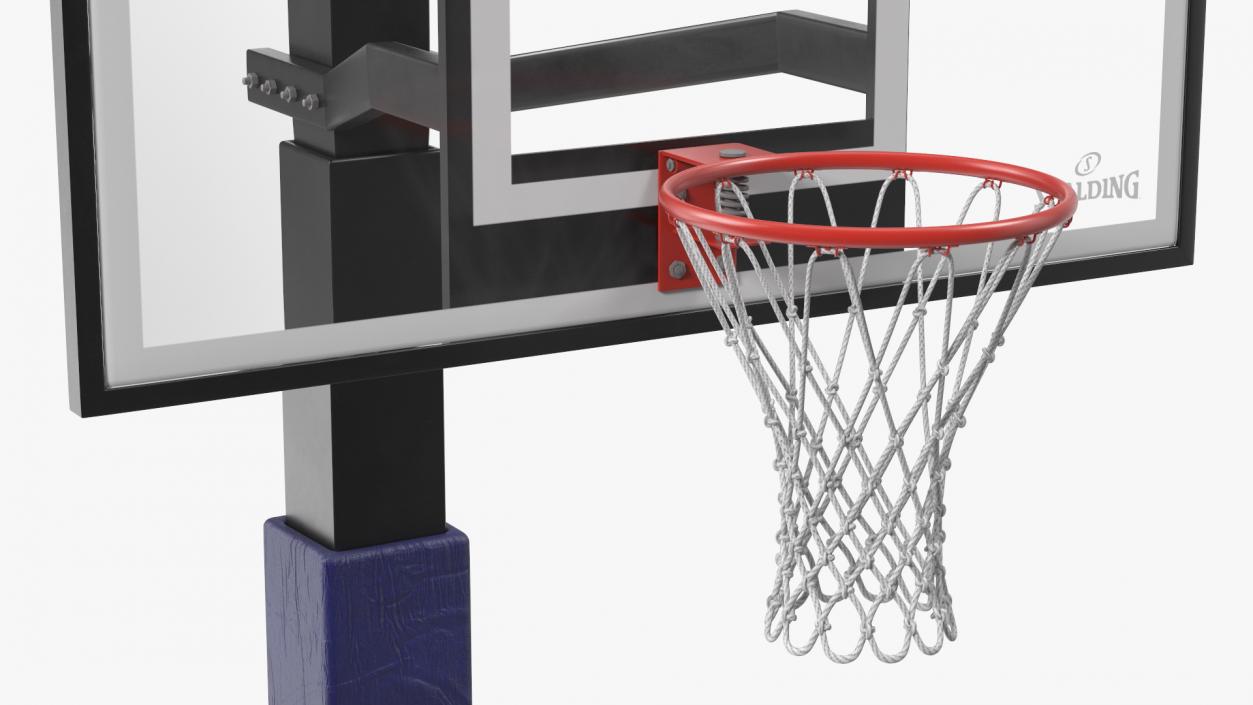 3D model Ground Outdoor Basketball Hoop