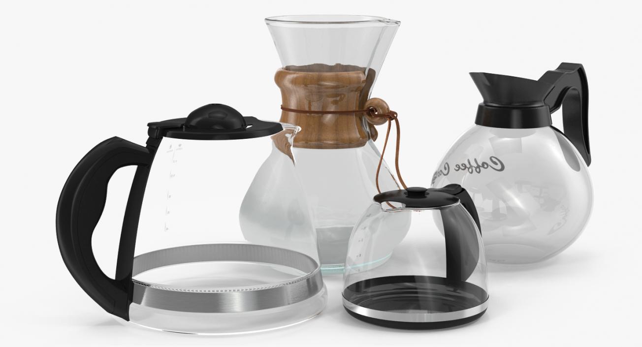 Coffee Carafes Collection 2 3D