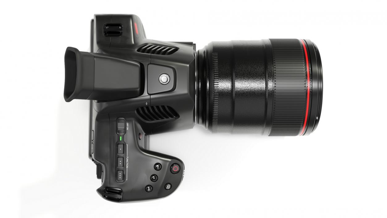 Professional Cinema Camera Premium with Lens 3D model