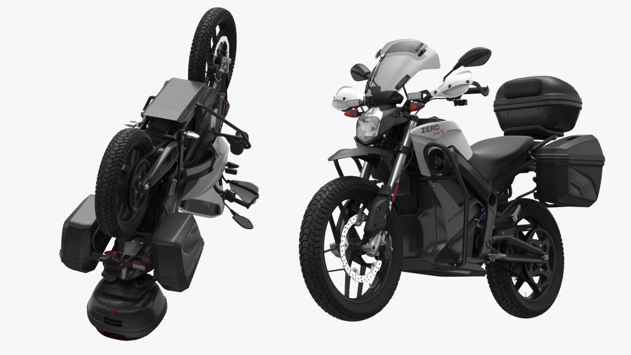 3D Zero DSRP Electric Police Motorcycle Rigged model