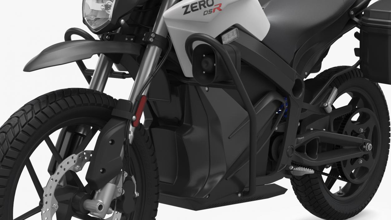 3D Zero DSRP Electric Police Motorcycle Rigged model