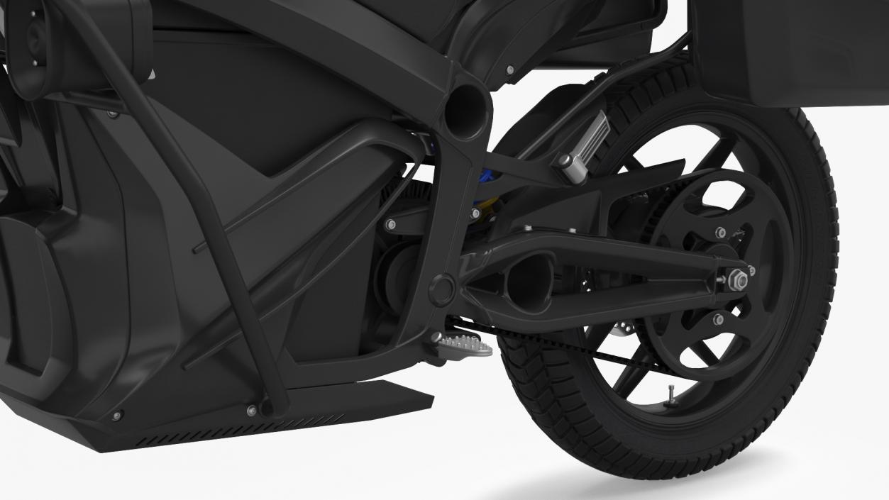 3D Zero DSRP Electric Police Motorcycle Rigged model