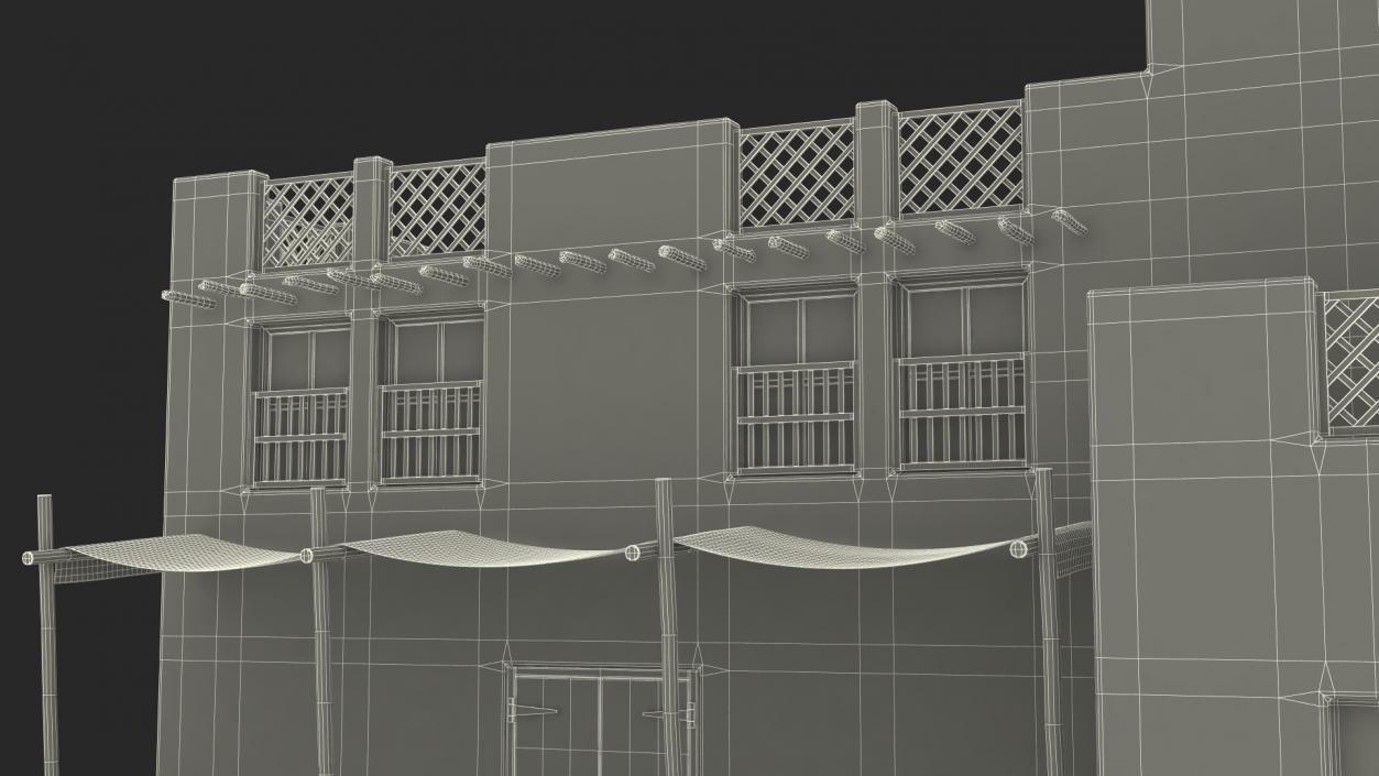 3D model Cartoon Arab House 2