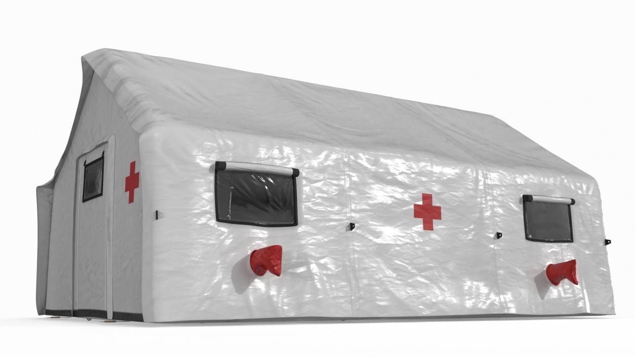 3D Equipped Medical Tent