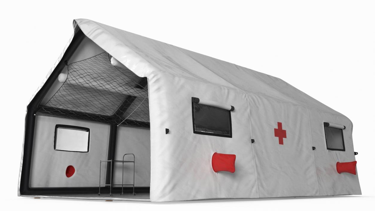 3D Equipped Medical Tent