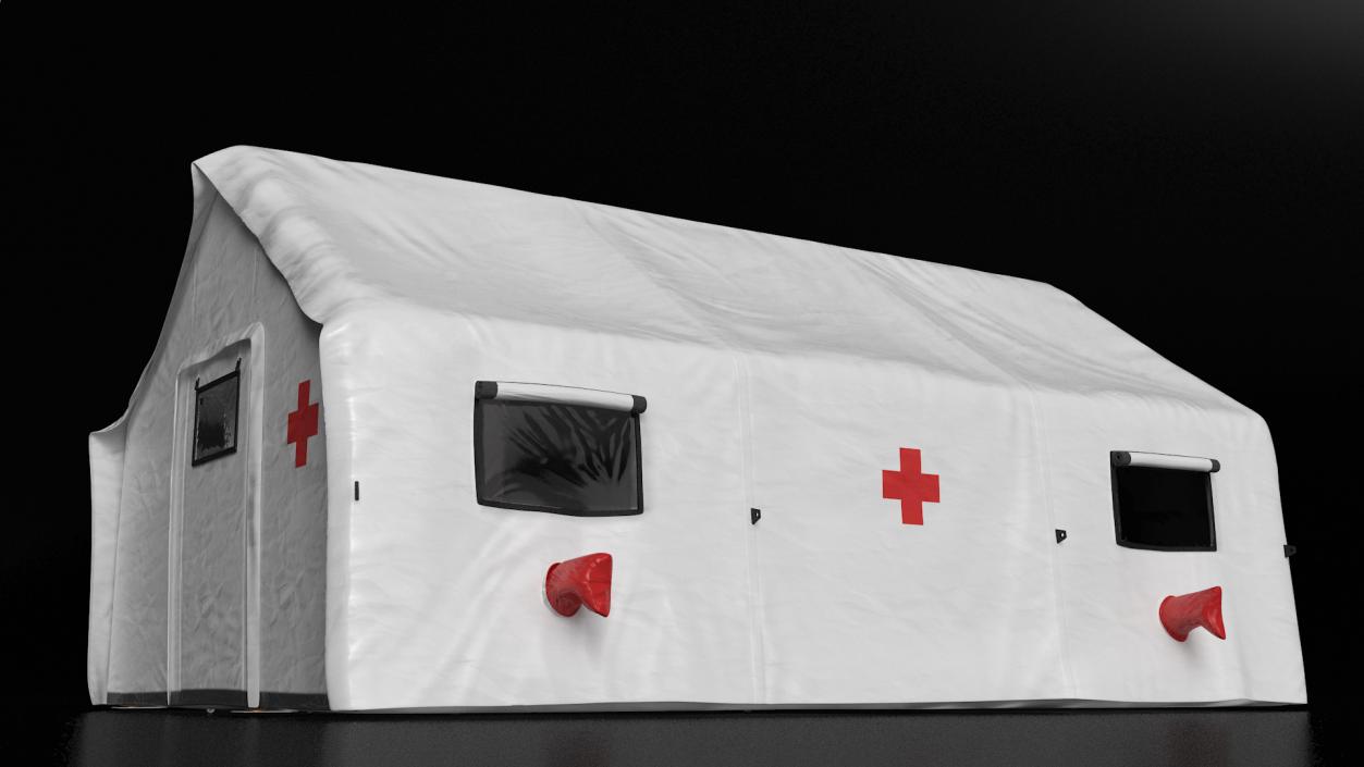 3D Equipped Medical Tent