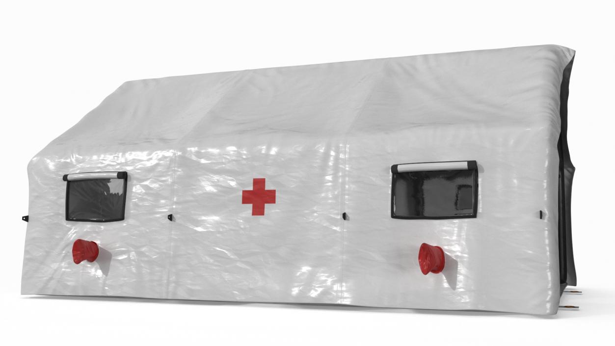 3D Equipped Medical Tent