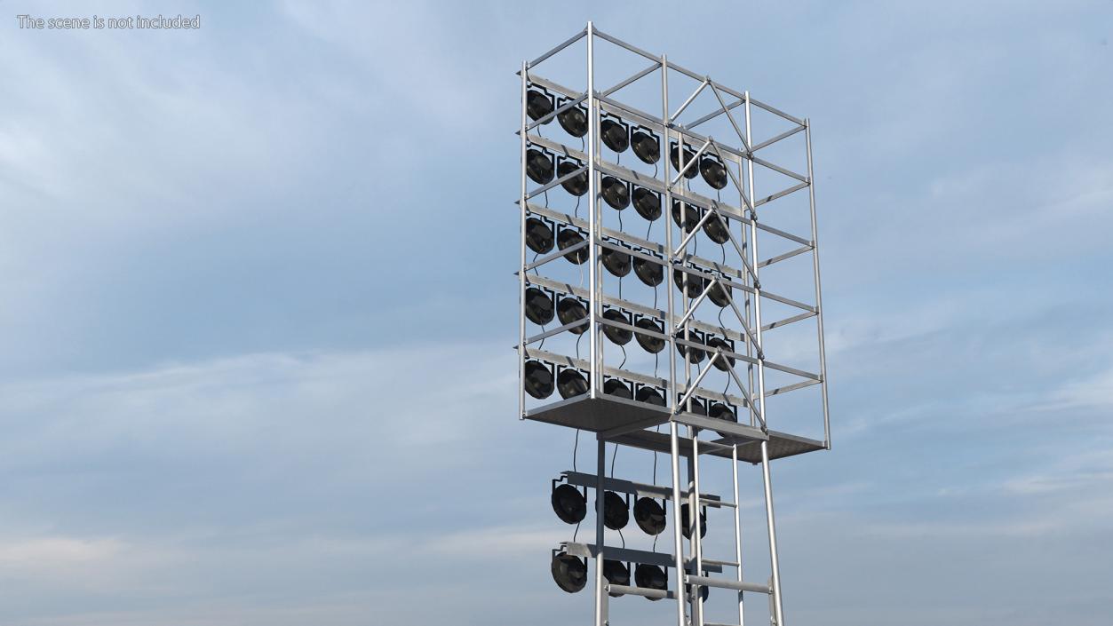 3D model Spotlights Lighting Tower