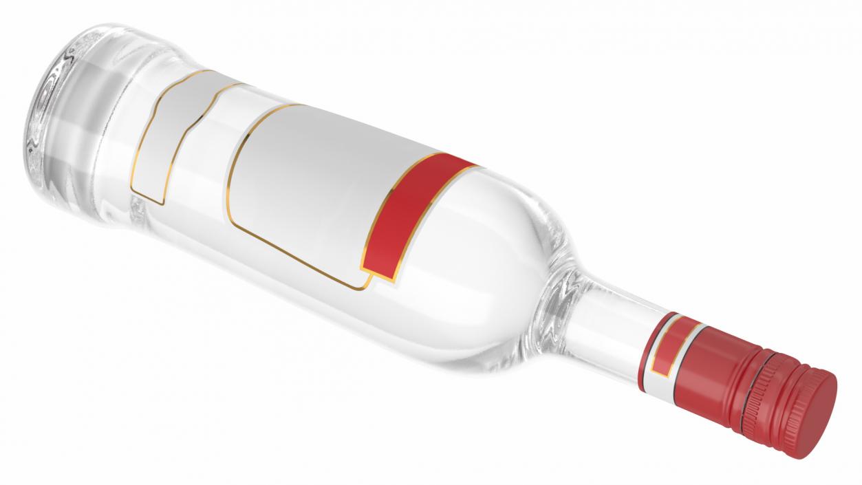 3D model Liqueur 750ml Bottle