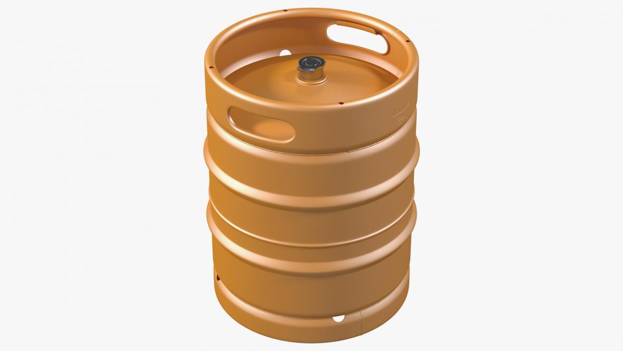 Color Beer Keg 3D model