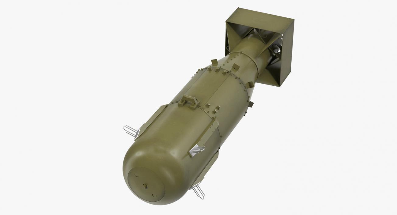 3D model US WWII Aerial Bomb Little Boy