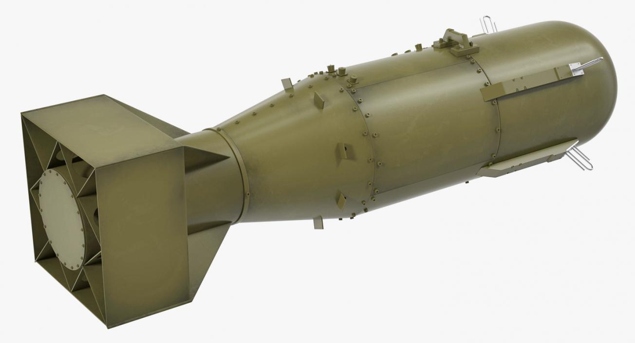 3D model US WWII Aerial Bomb Little Boy