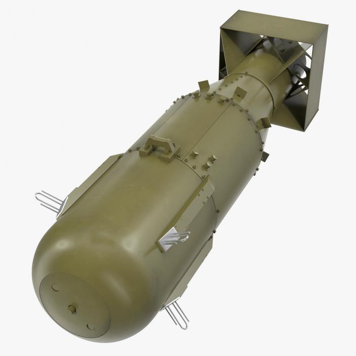 3D model US WWII Aerial Bomb Little Boy