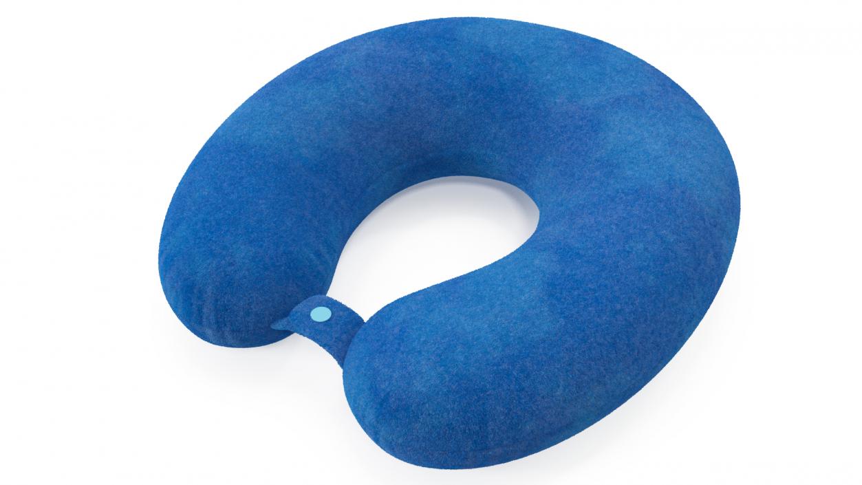 Microfiber Neck Travel Pillow 3D model