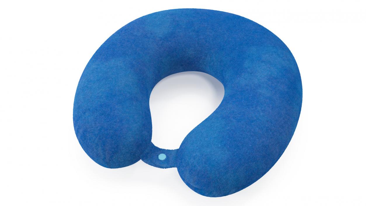 Microfiber Neck Travel Pillow 3D model