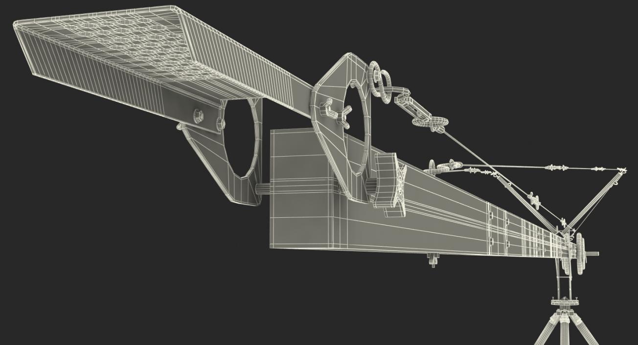 Camera Crane Rigged 3D model