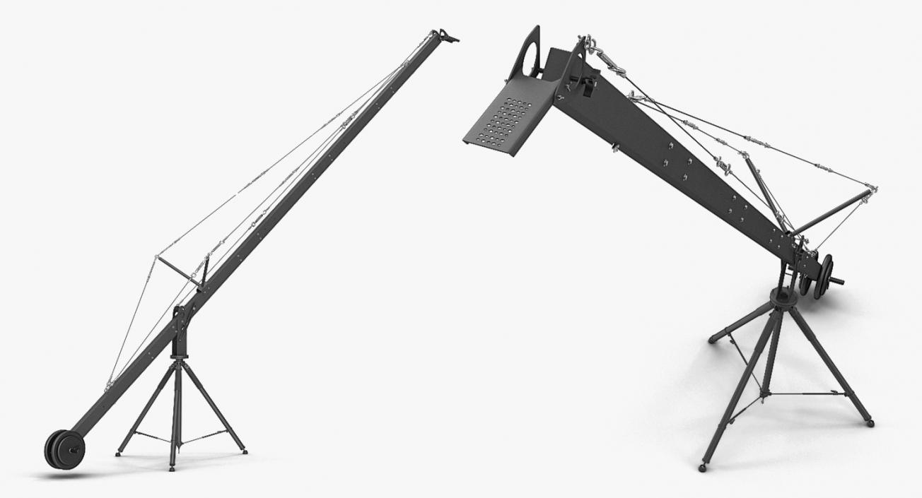 Camera Crane Rigged 3D model