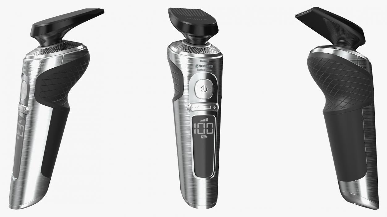 Philips Norelco Electric Shaver 9000 Prestige with Trimmer Attachment 3D model