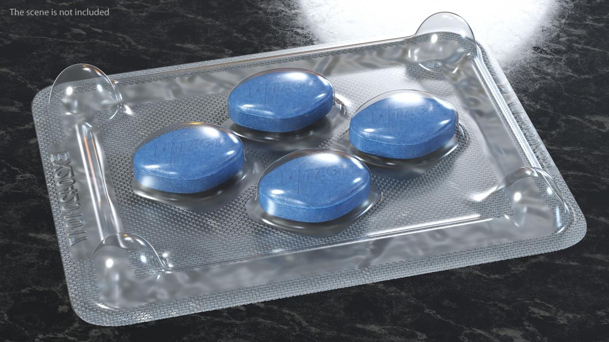 3D Bunch of Viagra Pills