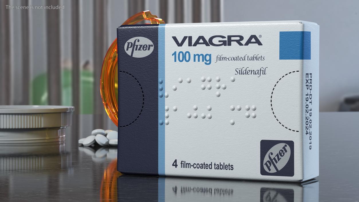 3D Bunch of Viagra Pills