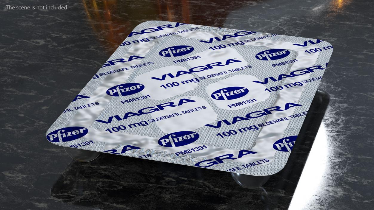 3D Bunch of Viagra Pills